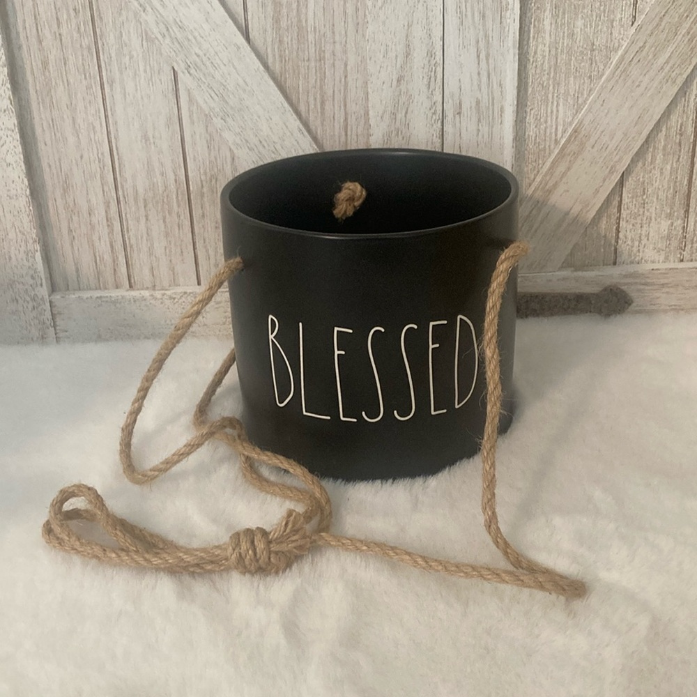 Rae Dunn Blessed Hanging Planter